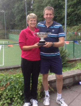2018 Mixed Doubles Winners Judy Tierney and Chris Fernyhough