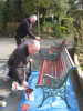 Bench Painting Boys Frank Elson & Phil Clarke