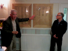 Unveiling of Roll of Honour Plaques by Derek Newport with President Mike	