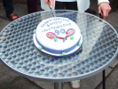 Cutting The Cake at the 90th Celebration