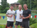 2017 Presentation to the Winners of the Men's Doubles, Andy and Josh Maughan