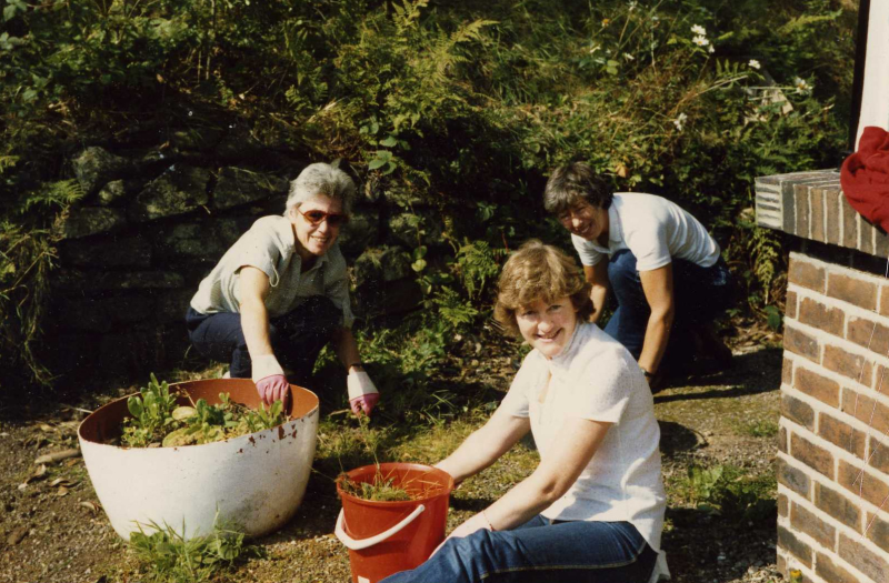 Maintenance Women 1986: Nerys Egerton, Barbara Amos and Eileen Brook